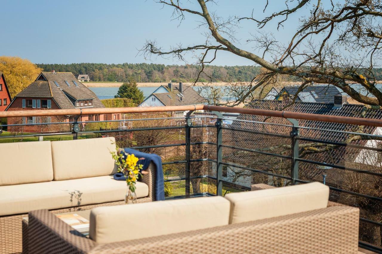 Villa Lotsenhaeuser Ruegen - Luxus Ferienhaus - 3 Schlafzimmer - Sauna - Dachterrasse Mit Boddenblick Breege Luaran gambar